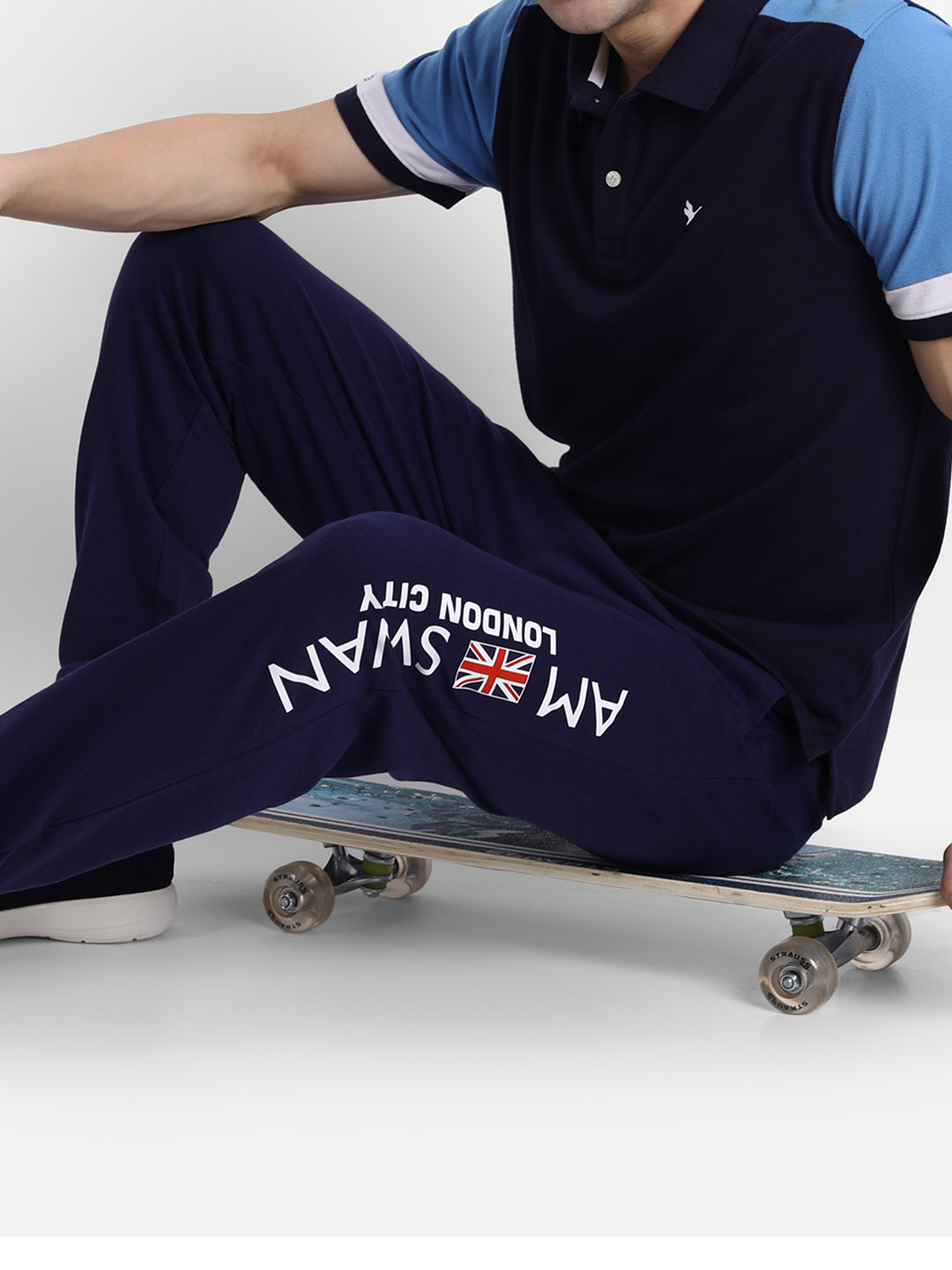 Mens Premium Cotton Printed Track Pants