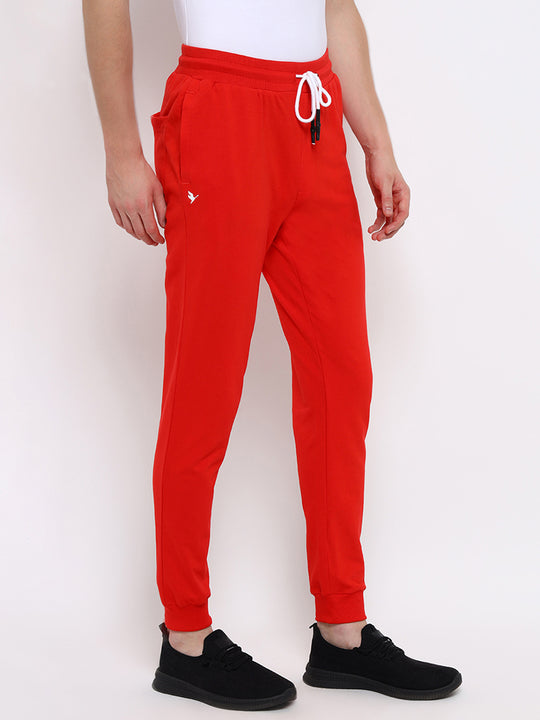 Mens Premium Cotton Printed Track Pants