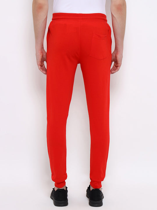 Mens Premium Cotton Printed Track Pants