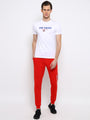 Mens Premium Cotton Printed Track Pants