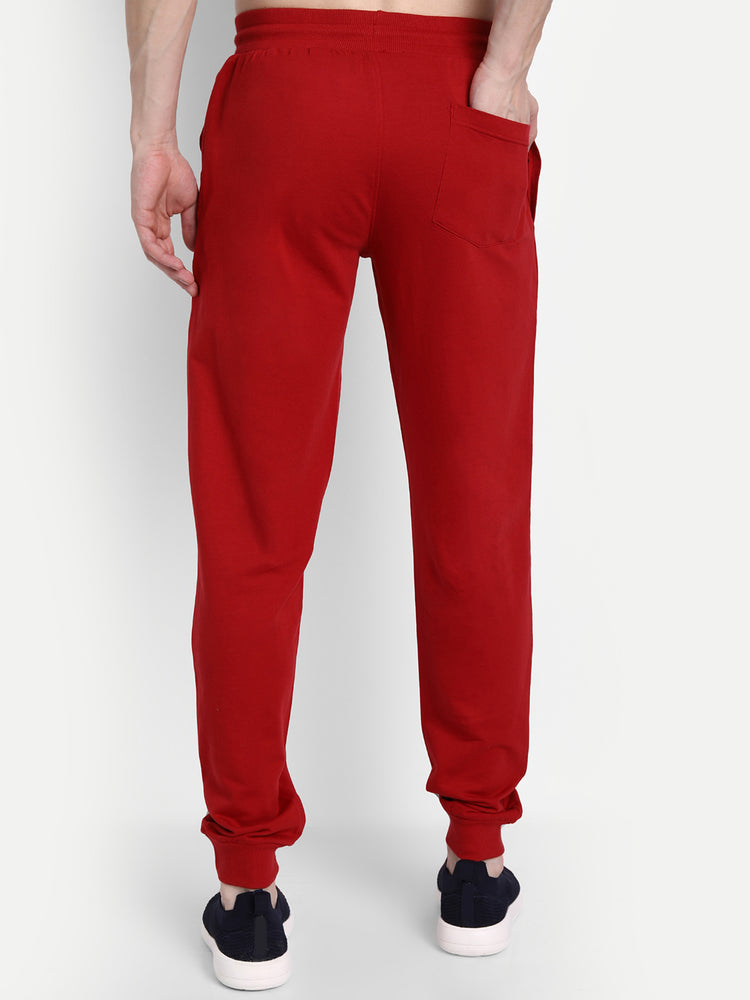 Mens Premium Cotton Printed Track Pants