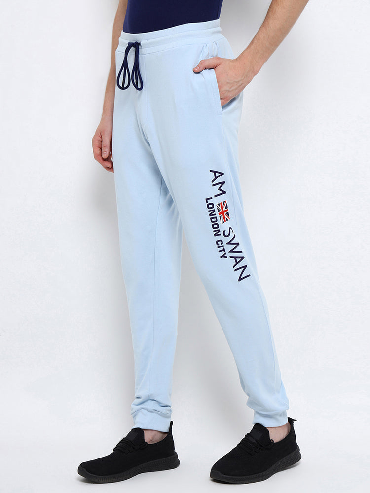 Mens Premium Cotton Printed Track Pants