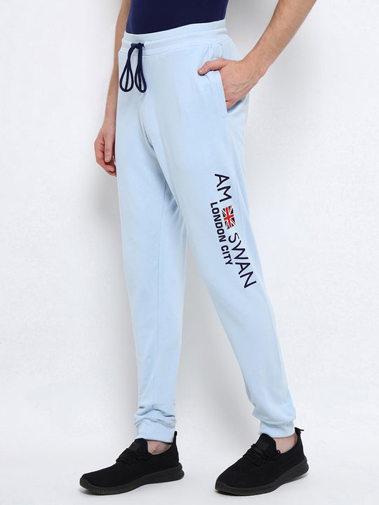 Mens Premium Cotton Printed Track Pants