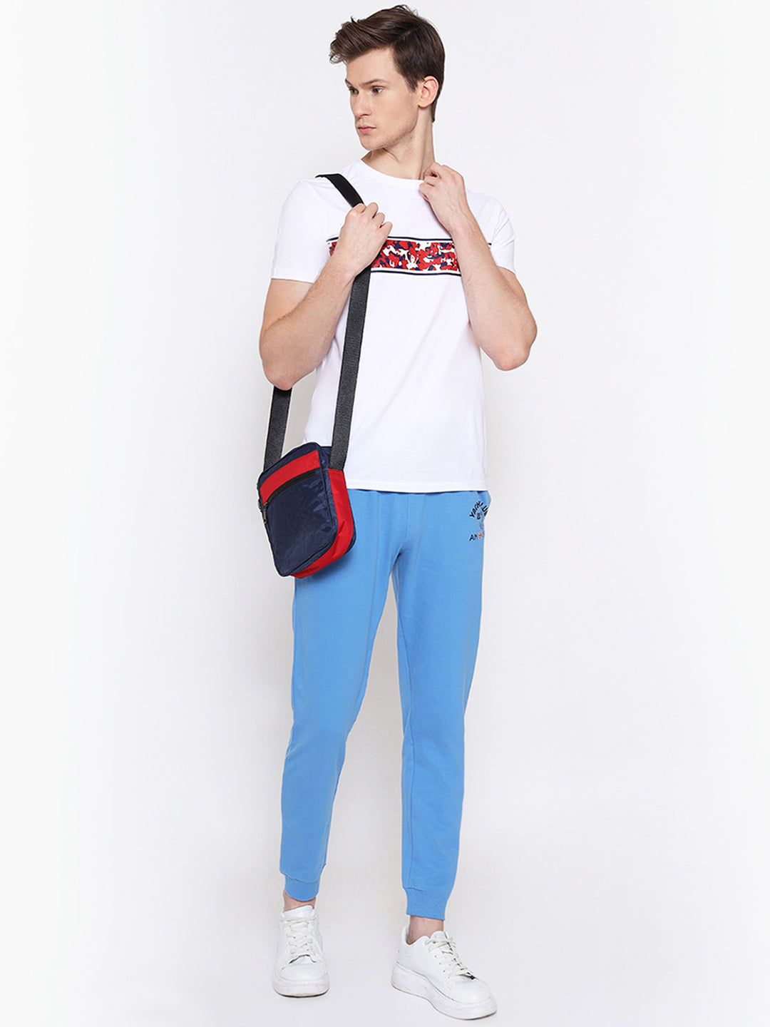Mens Premium Cotton Printed Track Pants