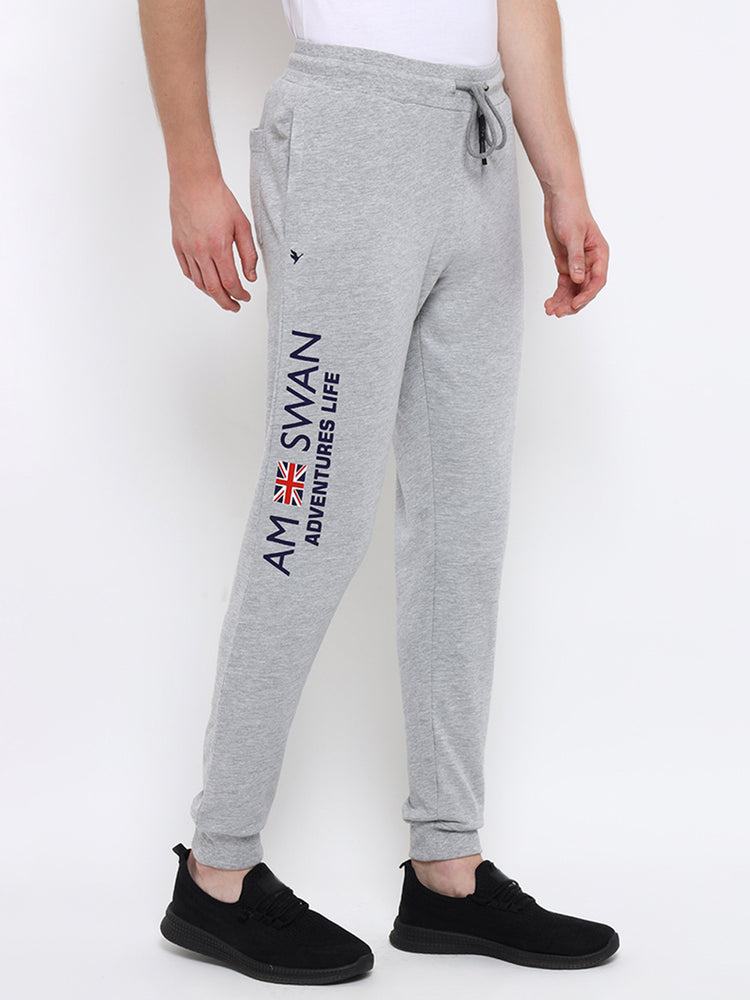 Mens Premium Cotton Printed Track Pants