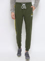 Mens Premium Cotton Colourblocked Printed Track Pants