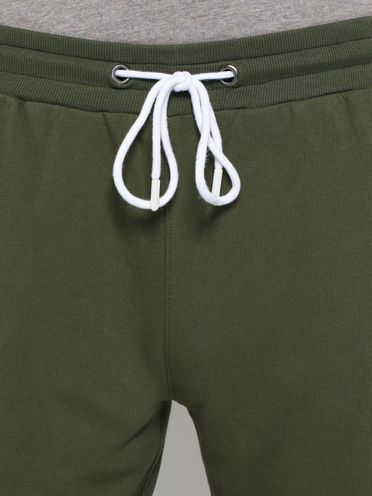 Mens Premium Cotton Colourblocked Printed Track Pants