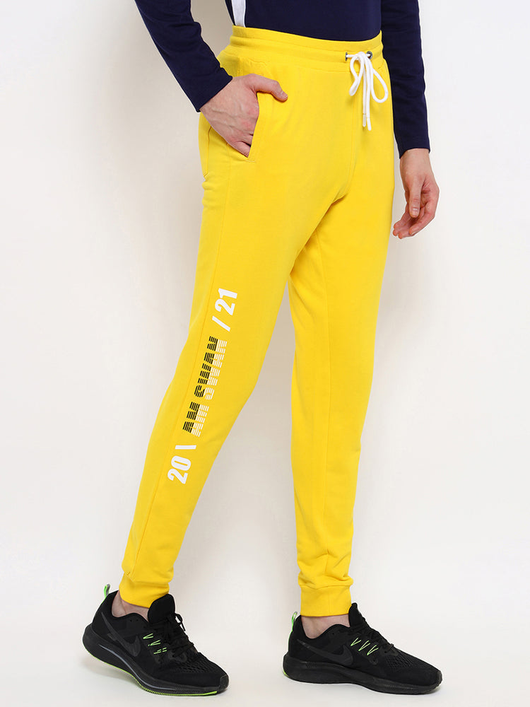 Mens Premium Cotton Printed Track Pants