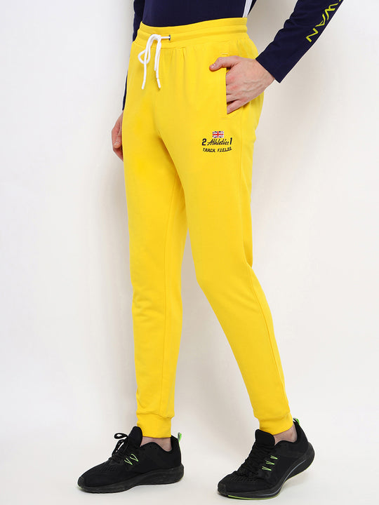 Mens Premium Cotton Printed Track Pants