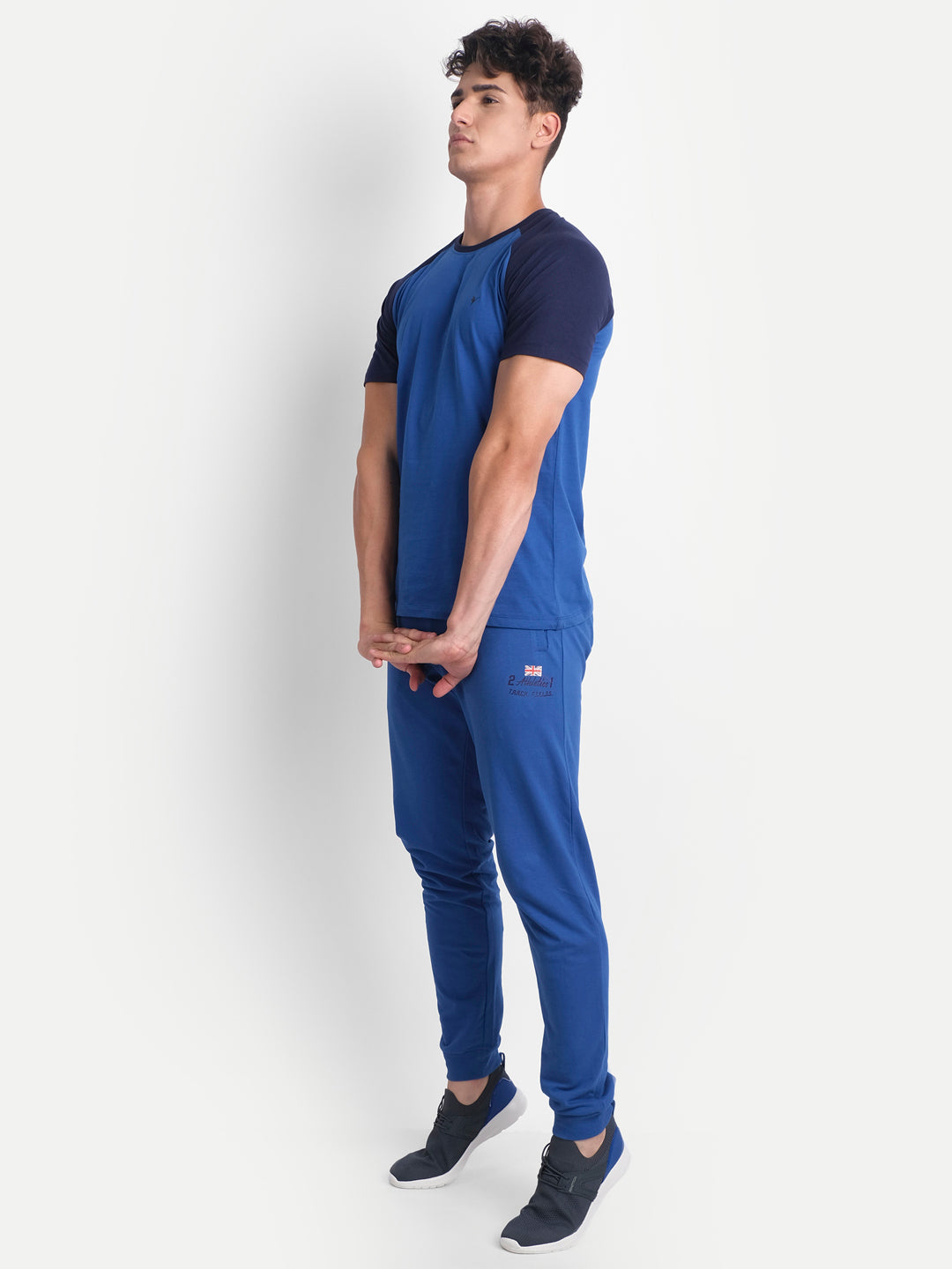 Mens Premium Cotton Printed Track Pants