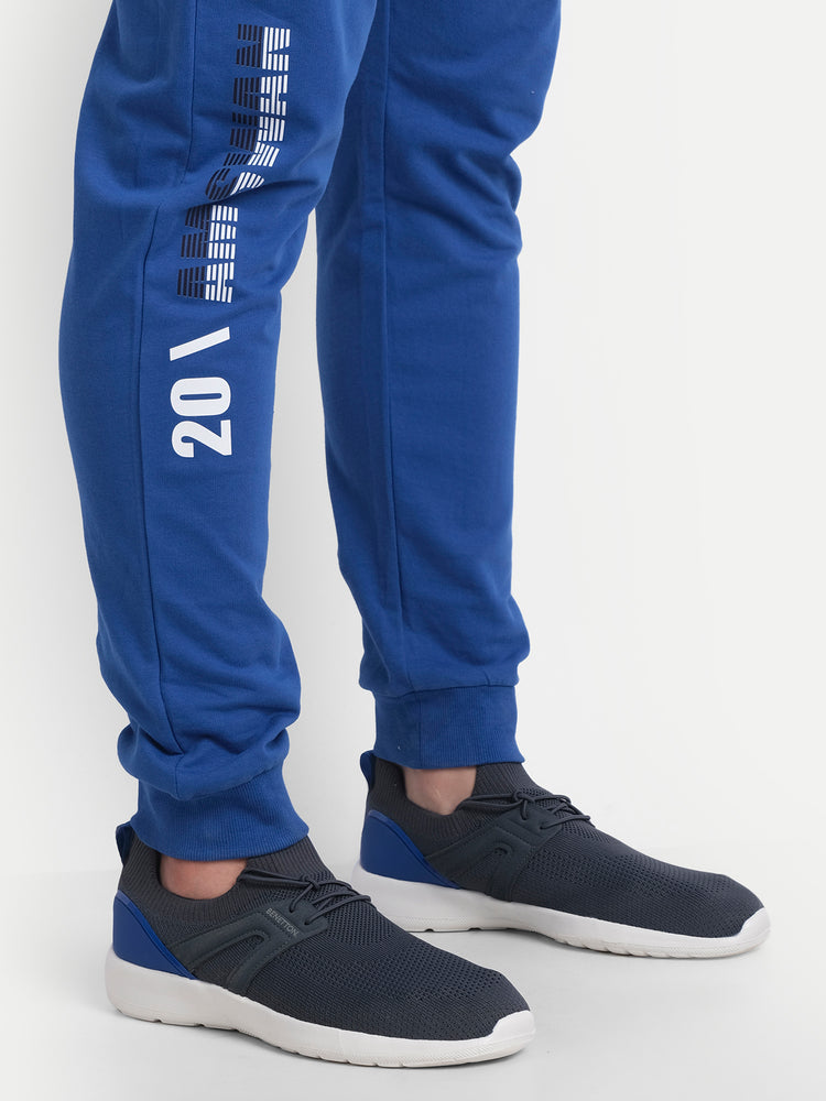 Mens Premium Cotton Printed Track Pants