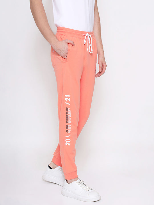 Mens Premium Cotton Printed Track Pants