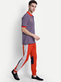 Mens Premium Cotton Colourblocked Track Pants