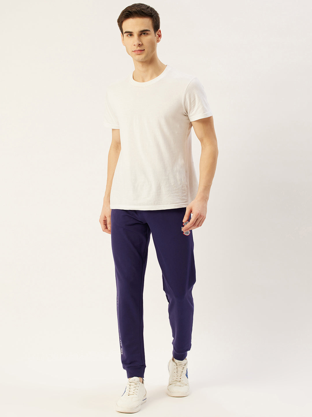 Mens Premium Cotton Printed Track Pants