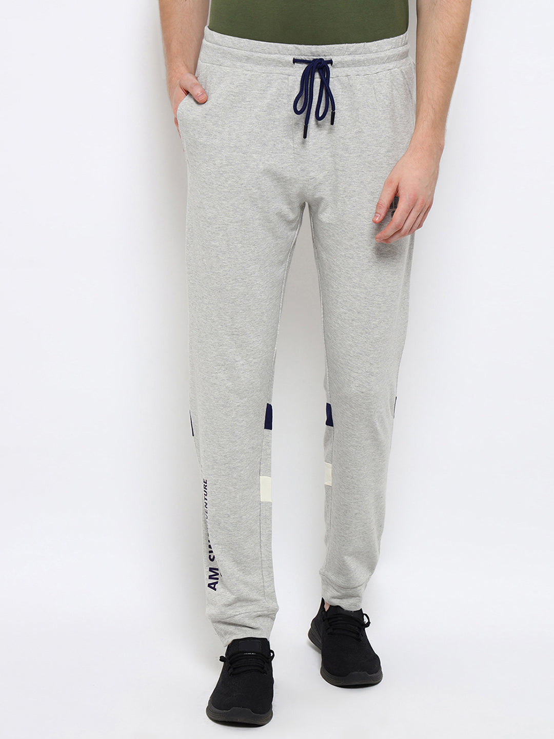 Mens Premium Cotton Printed Track Pants