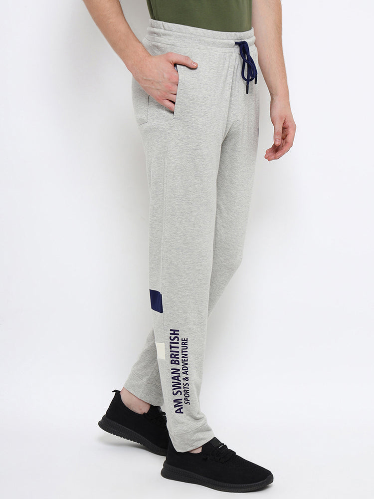Mens Premium Cotton Printed Track Pants