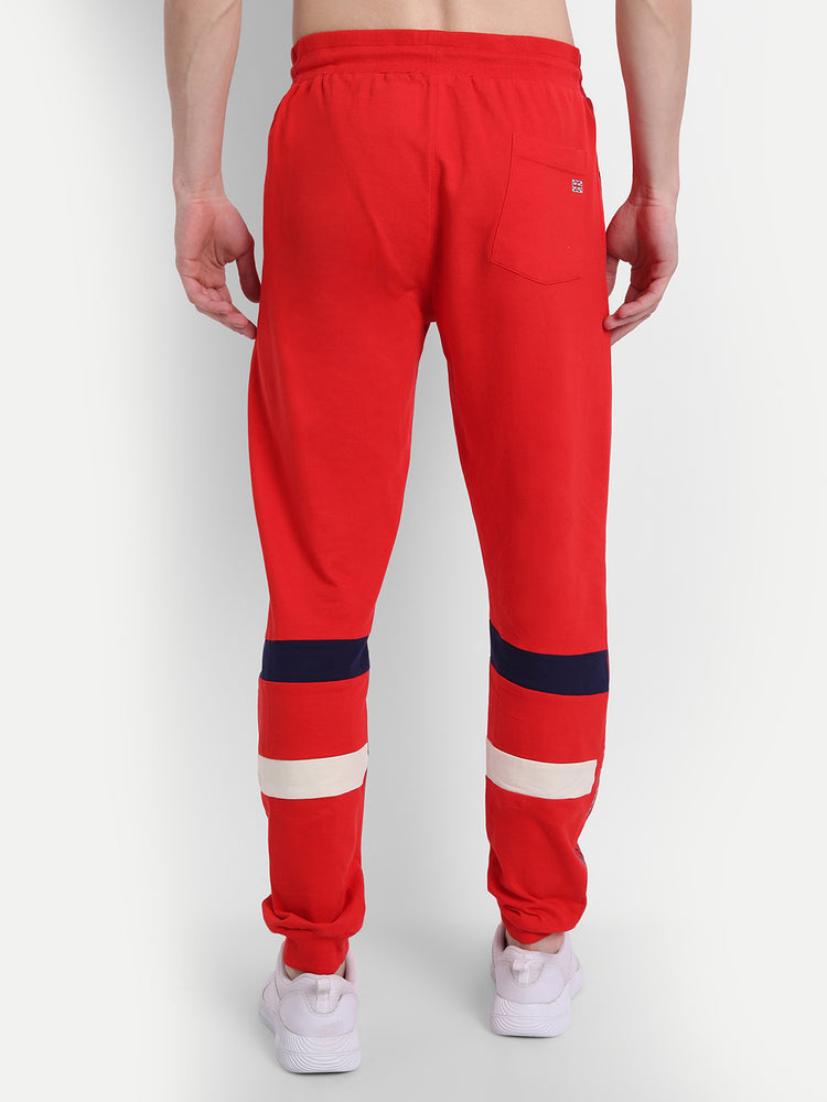 Mens Premium Cotton Printed Track Pants