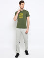 Mens Premium Cotton Printed Track Pants