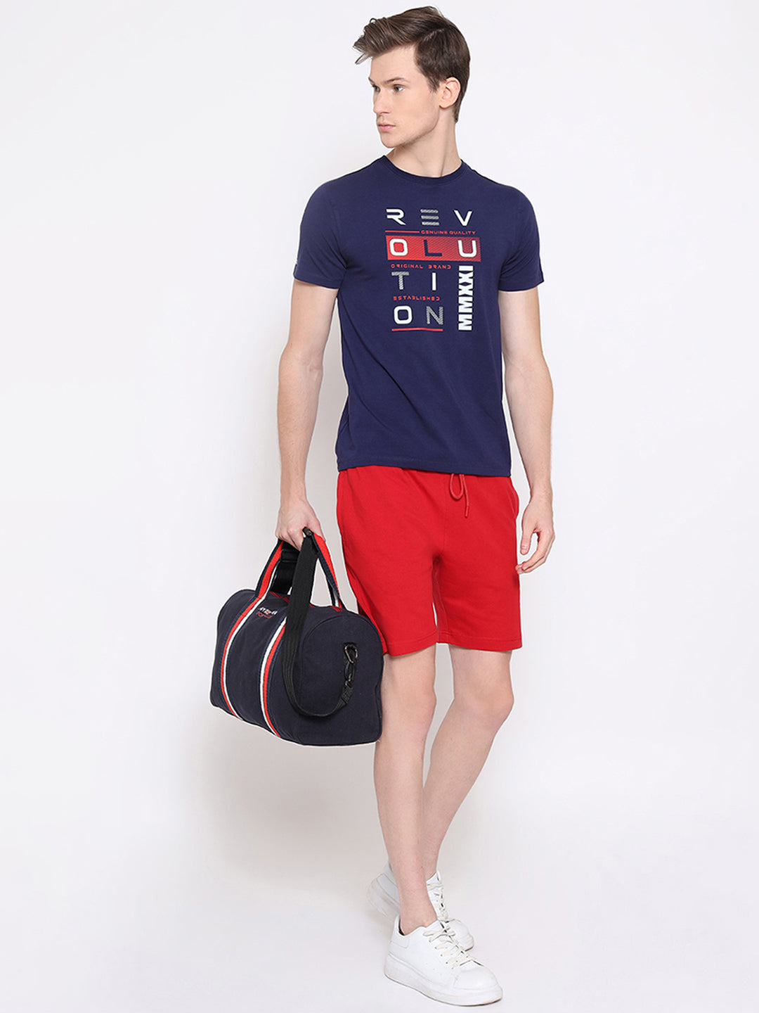 Mens Premium Cotton Printed Shorts