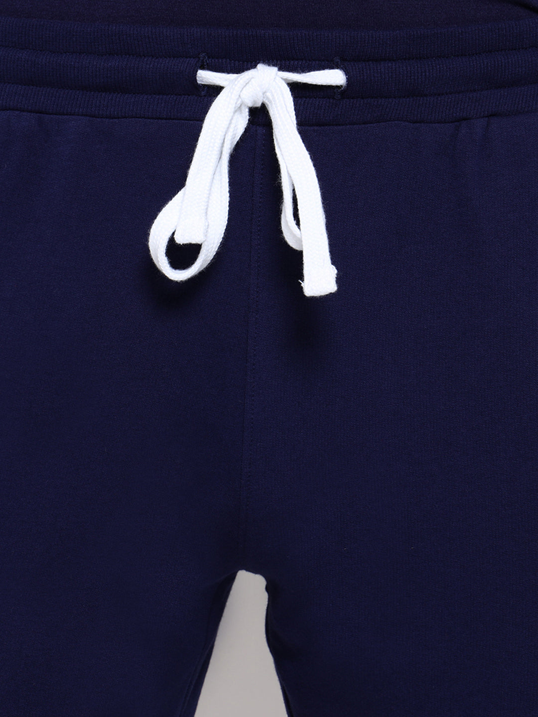 Mens Premium Cotton Colourblocked Printed Shorts