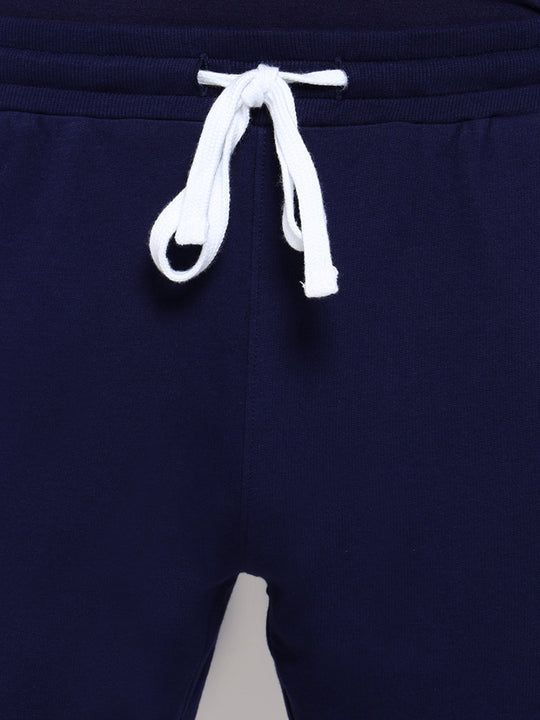 Mens Premium Cotton Colourblocked Printed Shorts