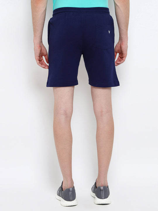 Mens Premium Cotton Colourblocked Printed Shorts