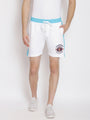 Mens Premium Cotton Colourblocked Printed Shorts