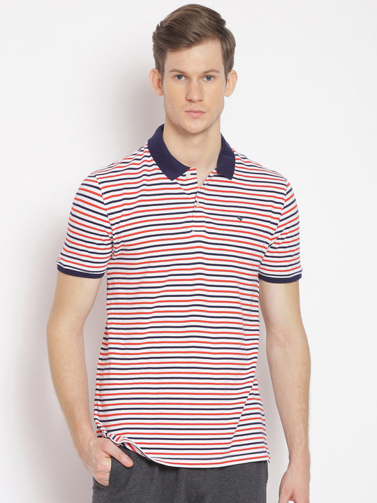 Premium Cotton Striped Polo Tees