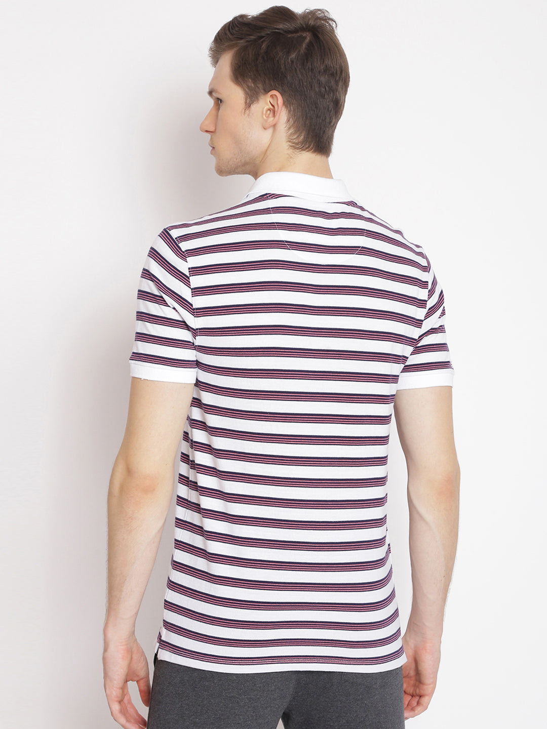 Premium Cotton Striped Polo Tees