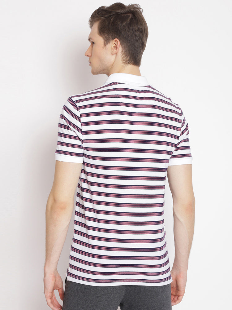 Premium Cotton Striped Polo Tees
