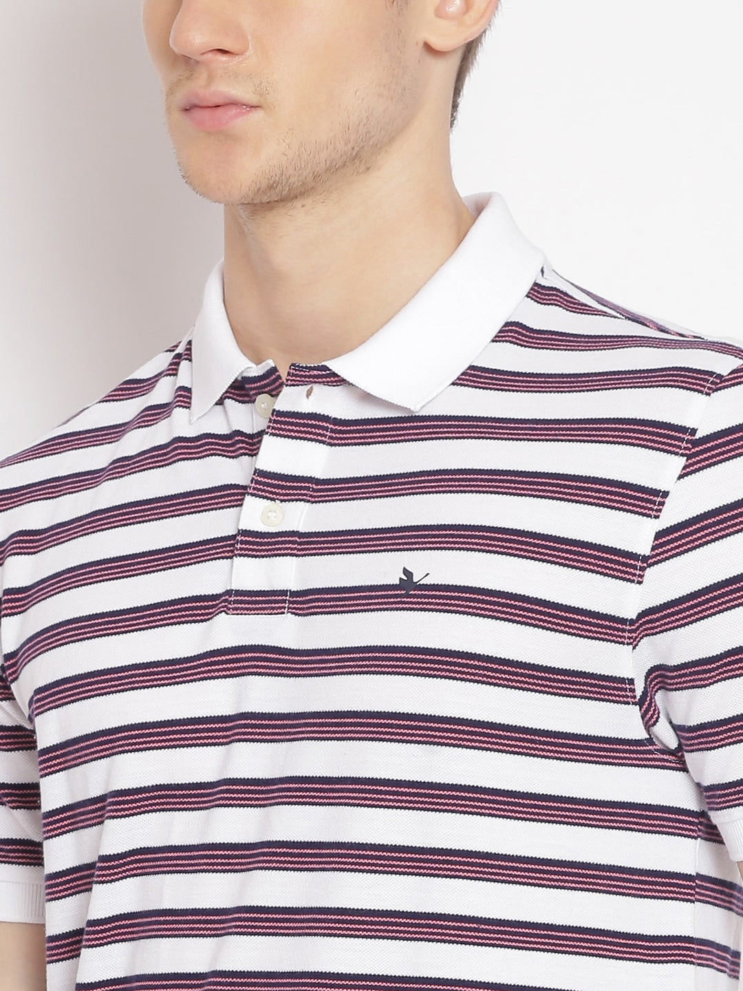 Premium Cotton Striped Polo Tees