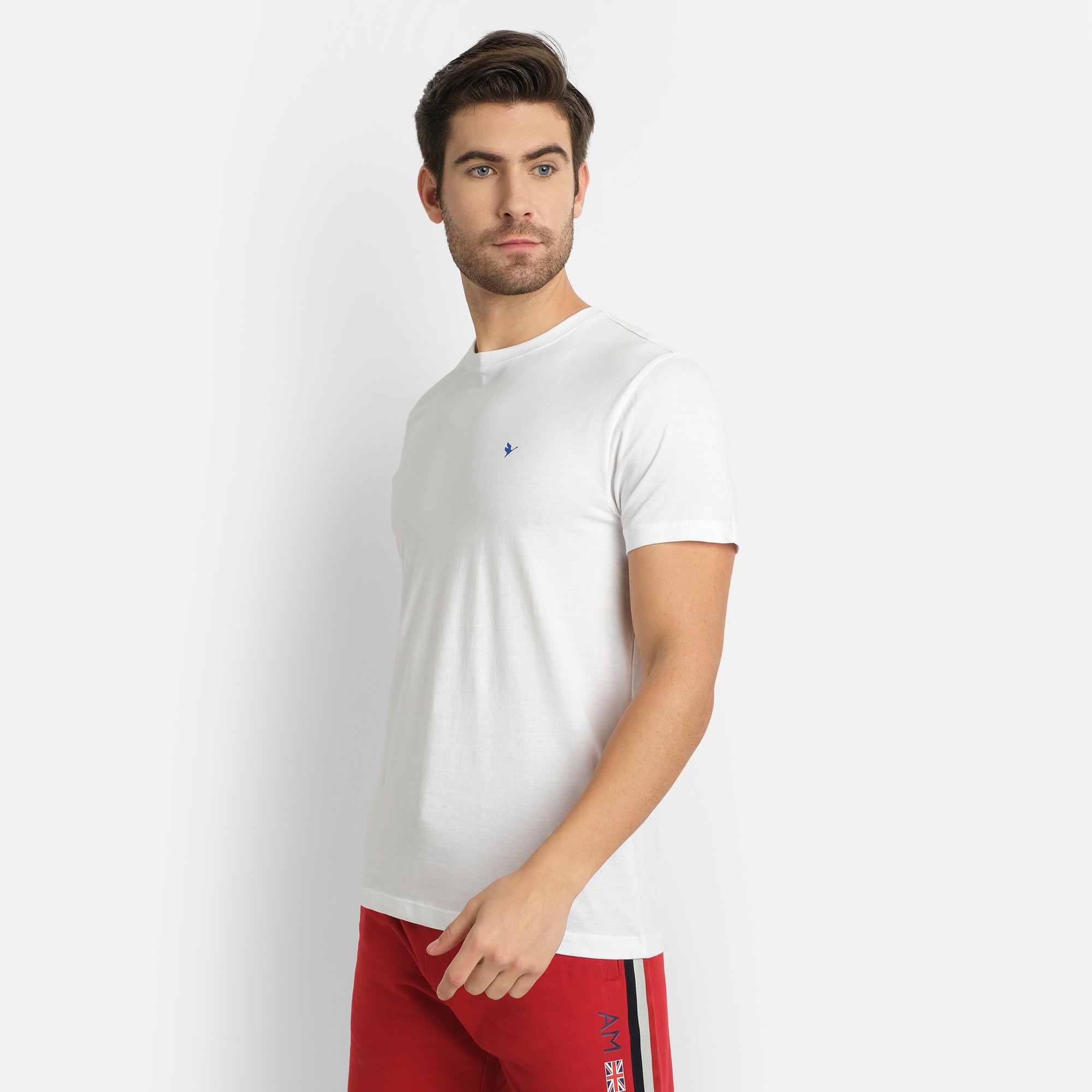 MENS PREMIUM COTTON HALF SLEEVE CREW NECK T-SHIRTS