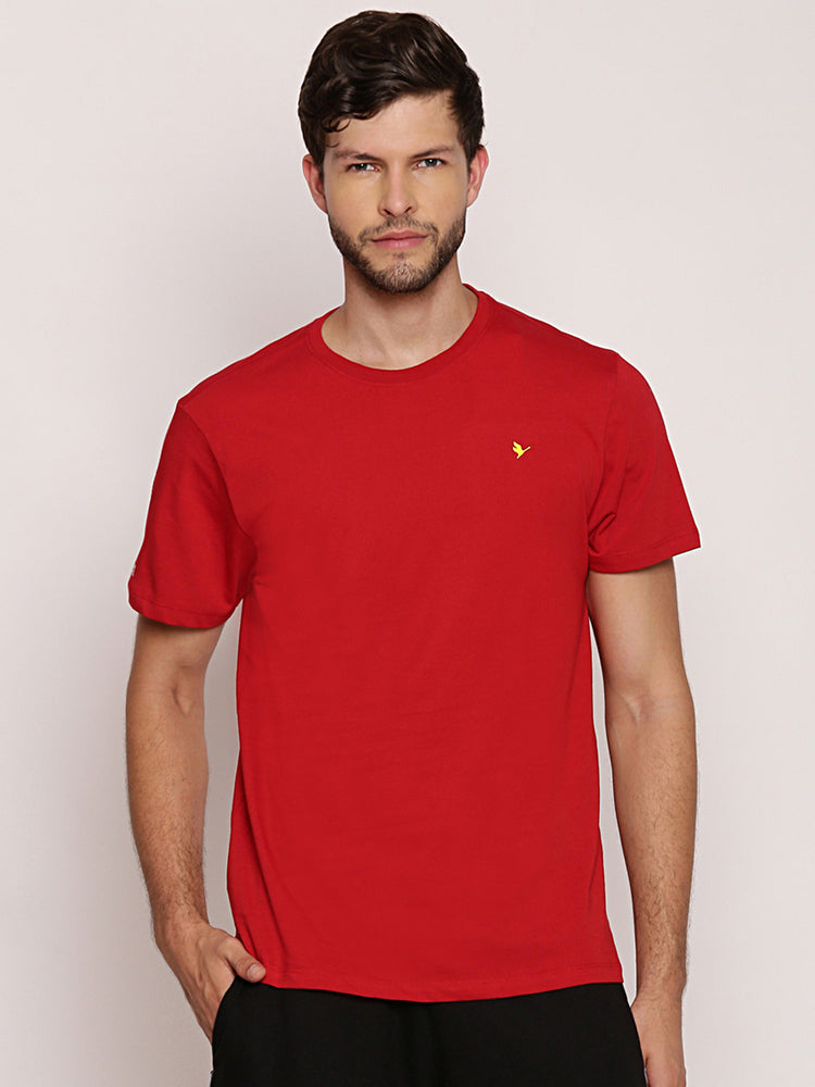 MENS PREMIUM COTTON HALF SLEEVE CREW NECK T-SHIRTS