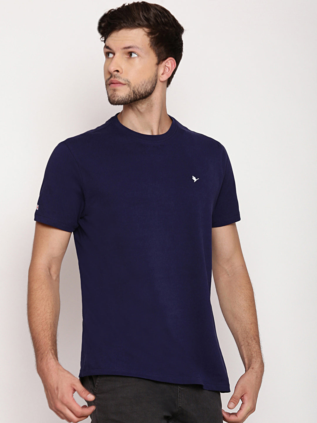 MENS PREMIUM COTTON HALF SLEEVE CREW NECK T-SHIRTS