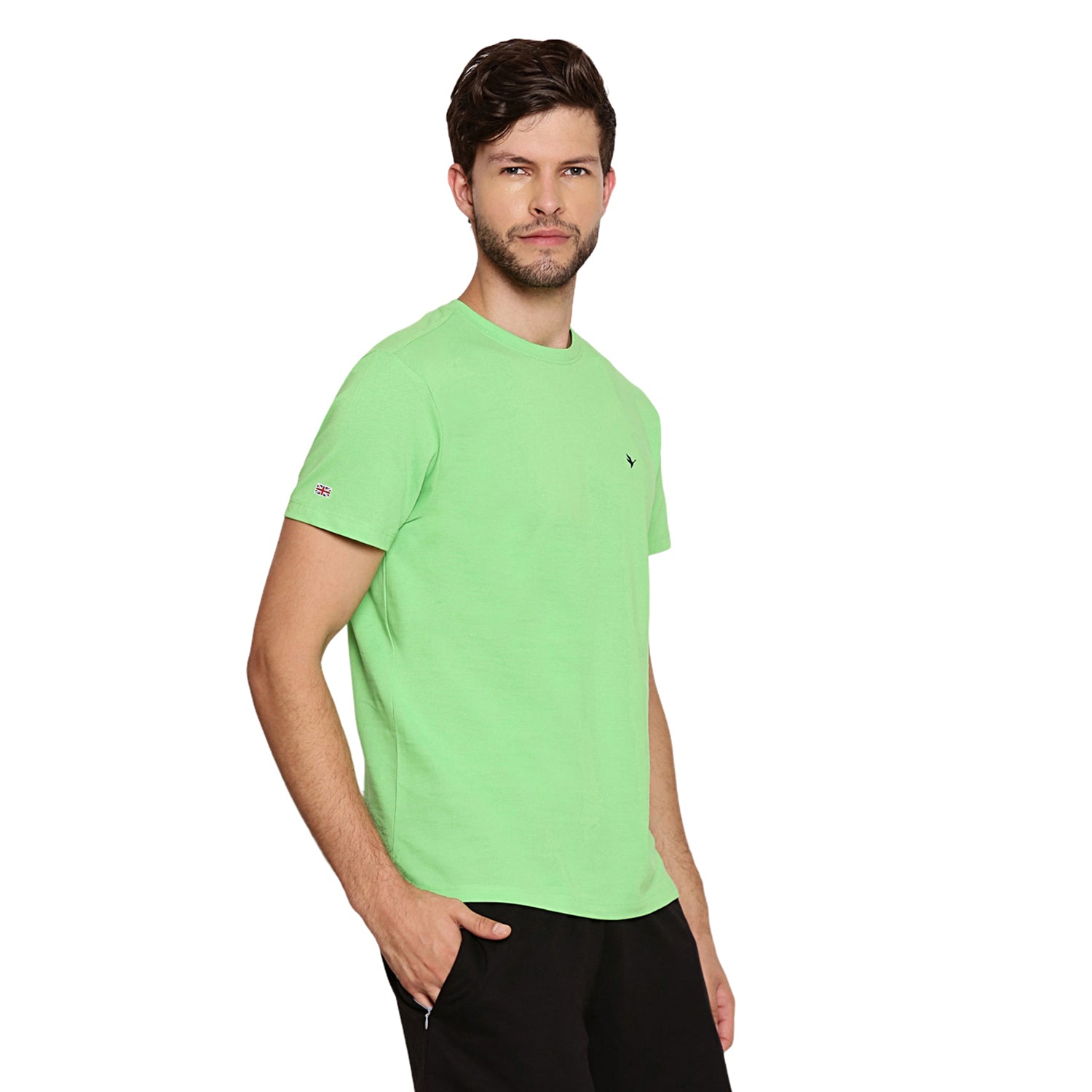 MENS PREMIUM COTTON HALF SLEEVE CREW NECK T-SHIRTS