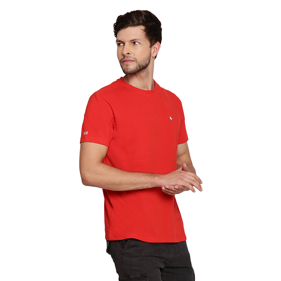 MENS PREMIUM COTTON HALF SLEEVE CREW NECK T-SHIRTS