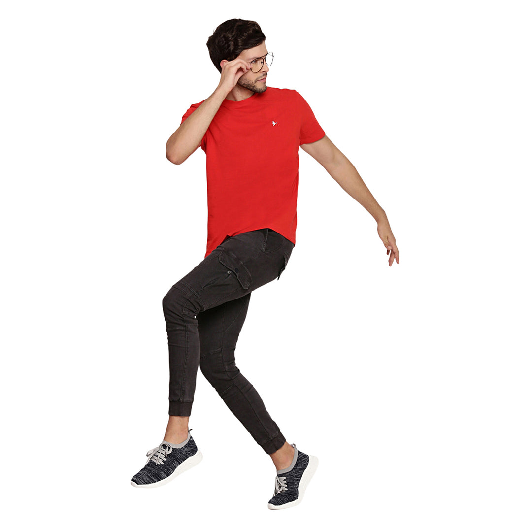 MENS PREMIUM COTTON HALF SLEEVE CREW NECK T-SHIRTS