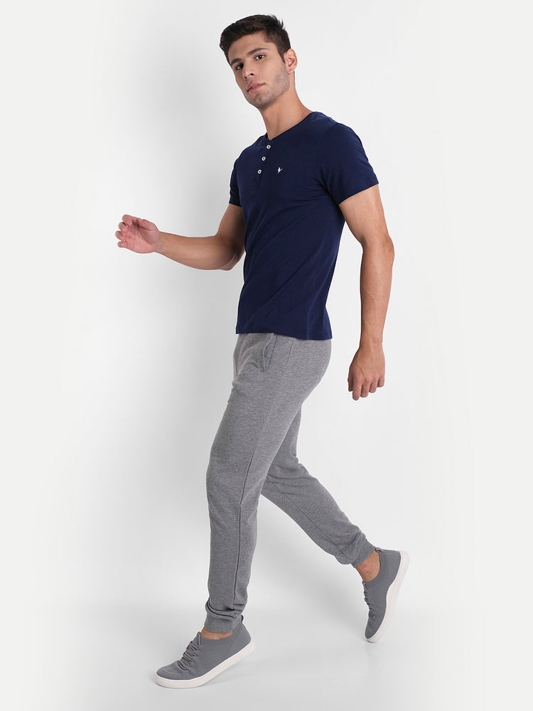 MENS PREMIUM COTTON HALF SLEEVE HENLEY T-SHIRTS