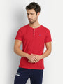 MENS PREMIUM COTTON HALF SLEEVE HENLEY T-SHIRTS