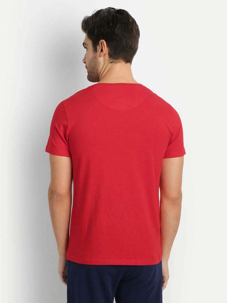 MENS PREMIUM COTTON HALF SLEEVE HENLEY T-SHIRTS