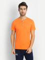 MENS PREMIUM COTTON HALF SLEEVE HENLEY T-SHIRTS