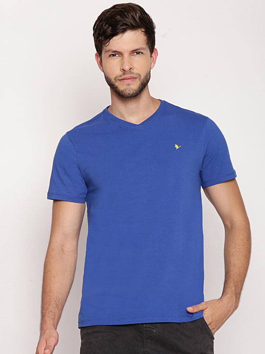 MENS PREMIUM COTTON HALF SLEEVE V NECK T-SHIRTS