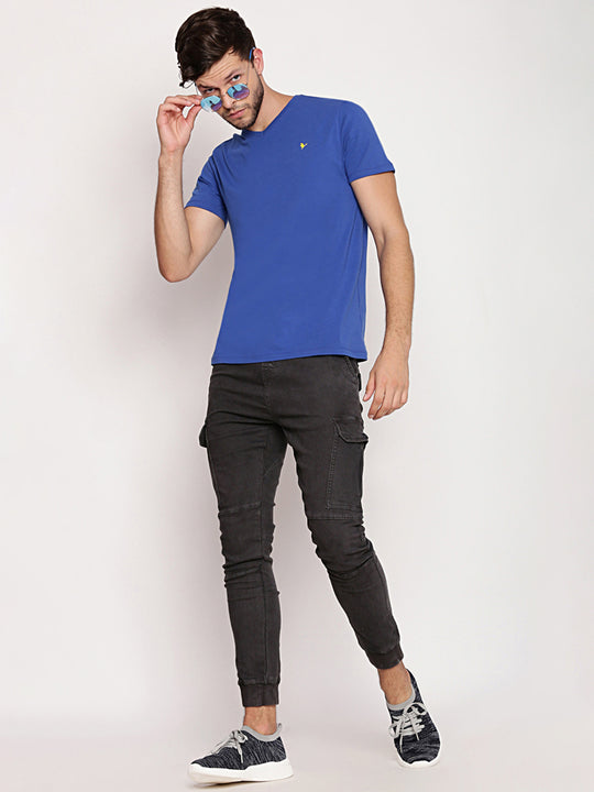 MENS PREMIUM COTTON HALF SLEEVE V NECK T-SHIRTS