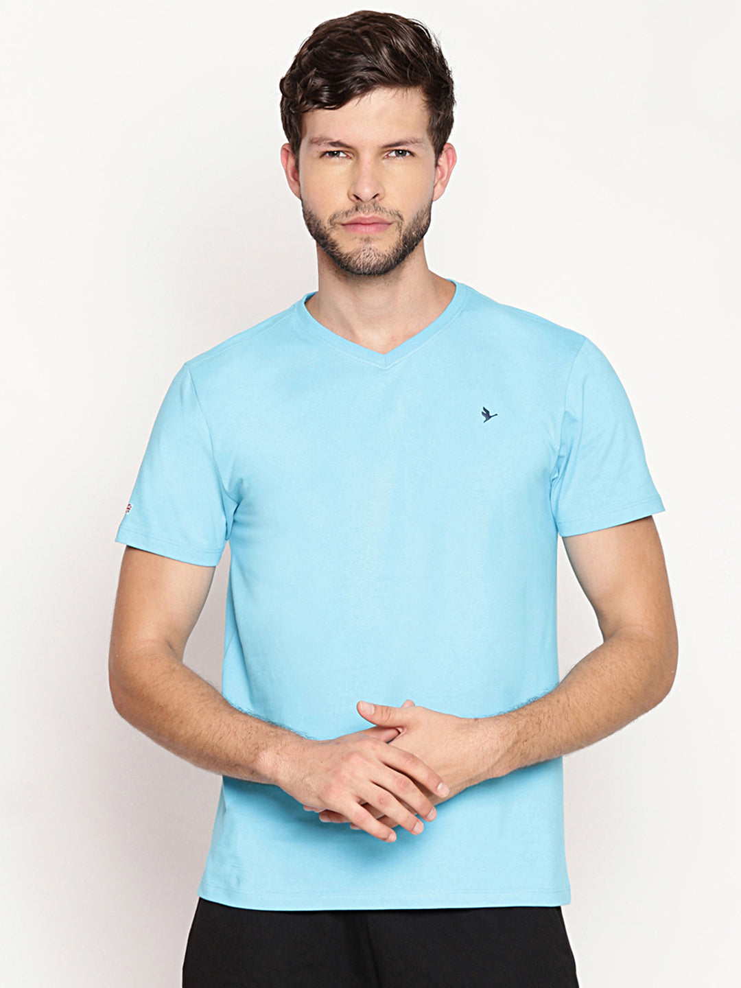MENS PREMIUM COTTON HALF SLEEVE V NECK T-SHIRTS