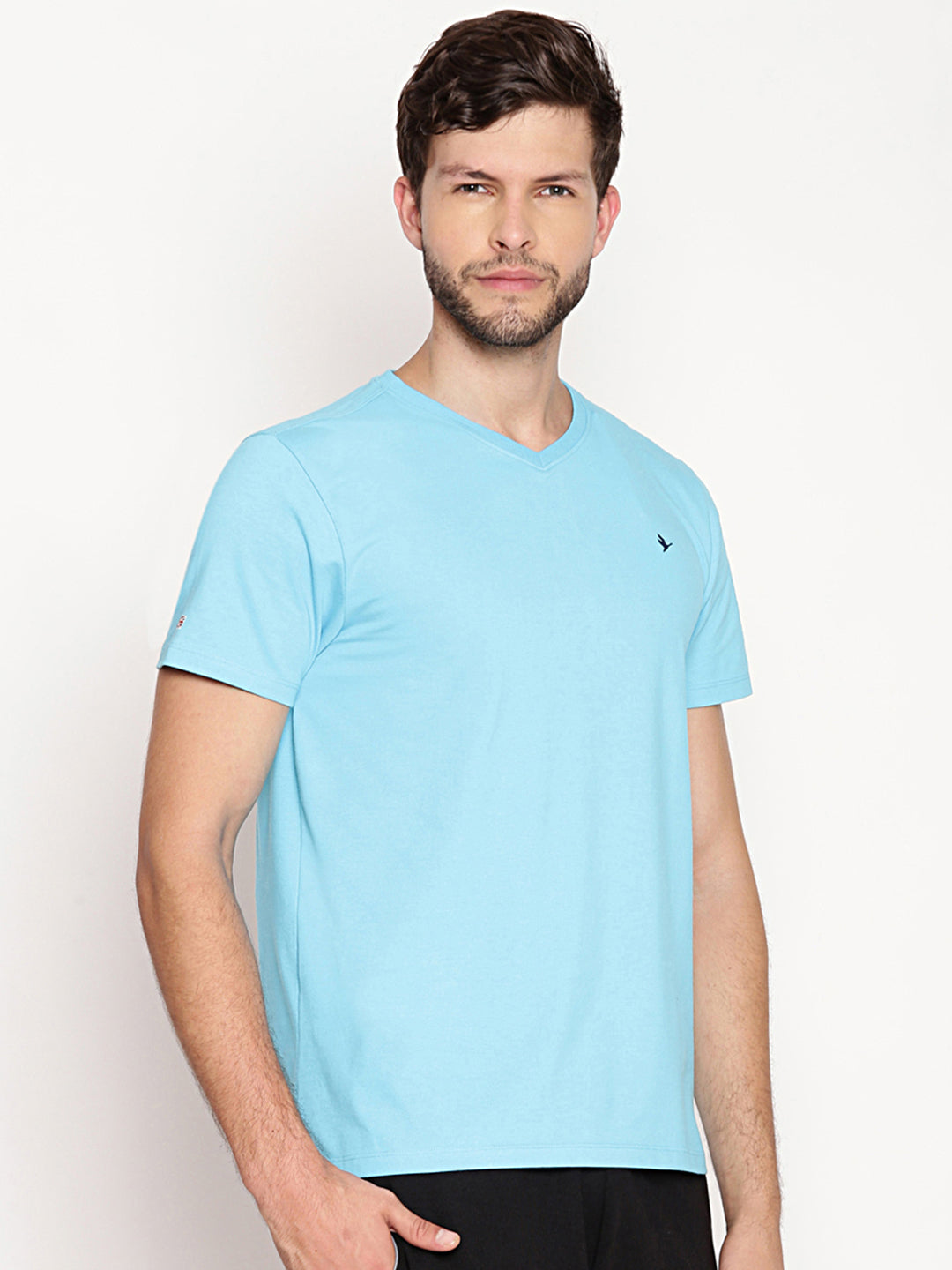 MENS PREMIUM COTTON HALF SLEEVE V NECK T-SHIRTS
