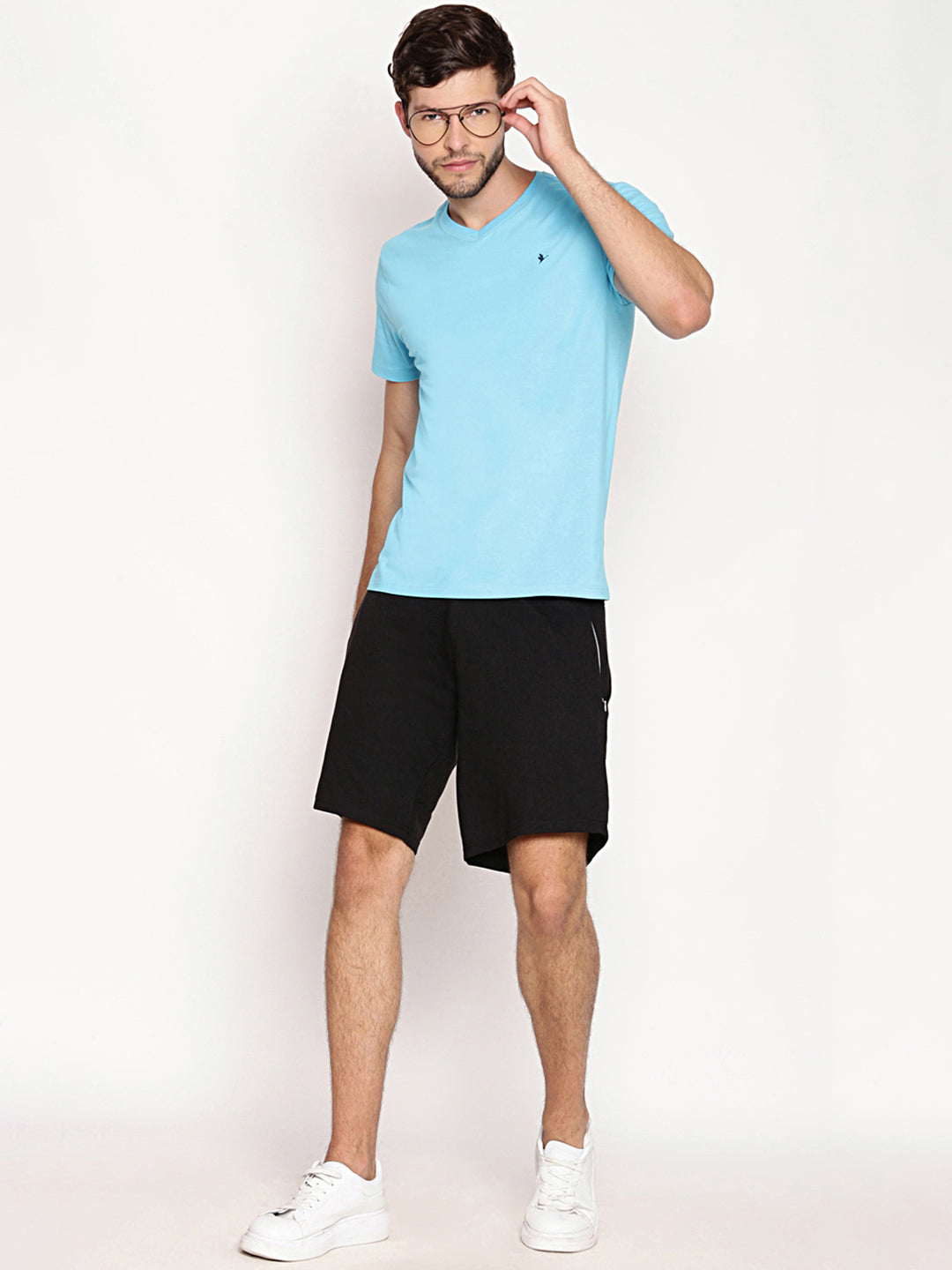 MENS PREMIUM COTTON HALF SLEEVE V NECK T-SHIRTS