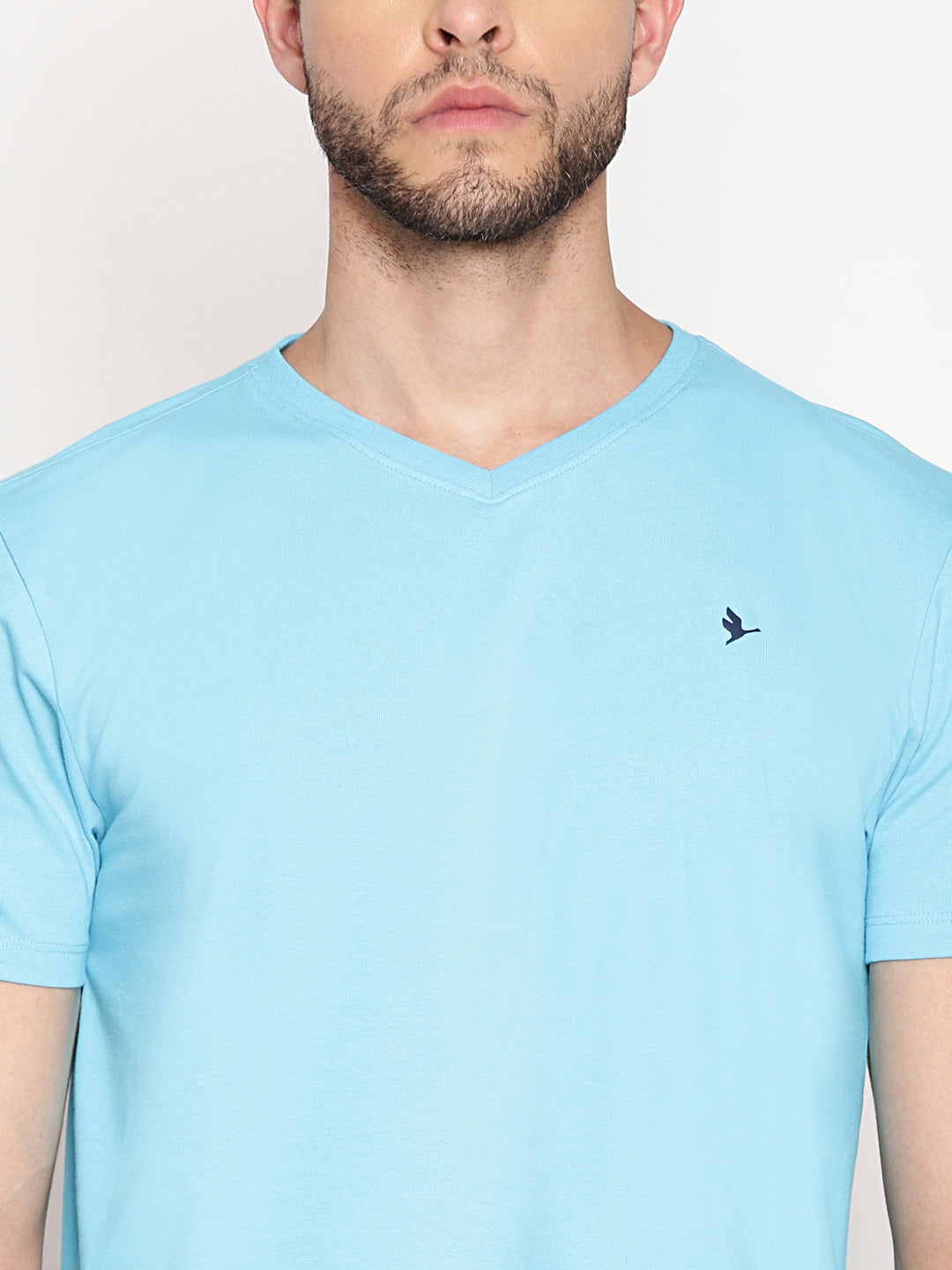 MENS PREMIUM COTTON HALF SLEEVE V NECK T-SHIRTS