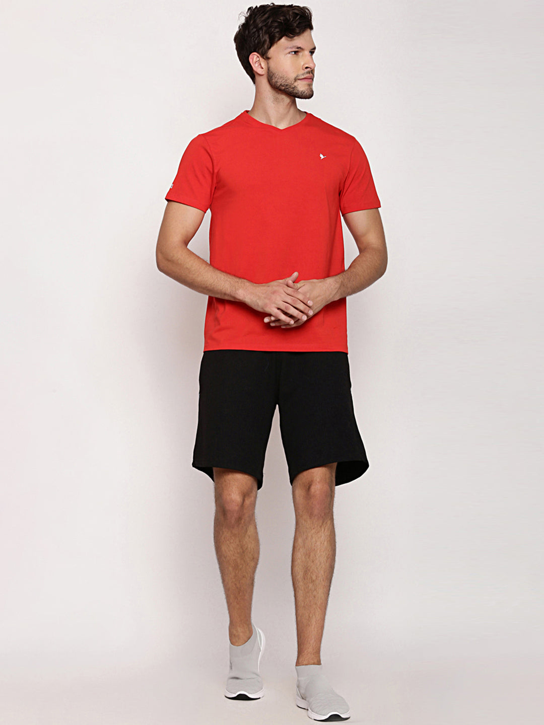 MENS PREMIUM COTTON HALF SLEEVE V NECK T-SHIRTS