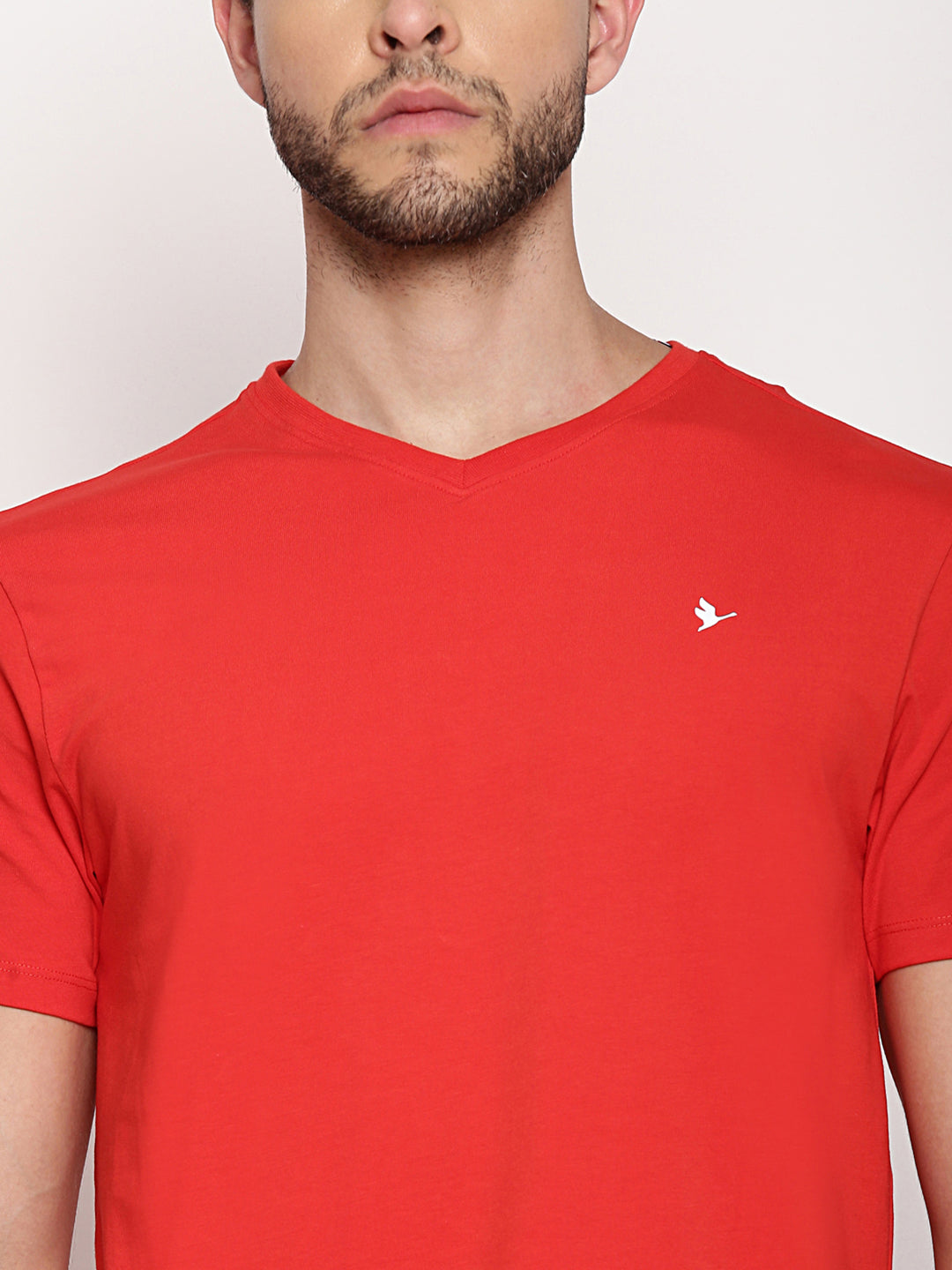 MENS PREMIUM COTTON HALF SLEEVE V NECK T-SHIRTS