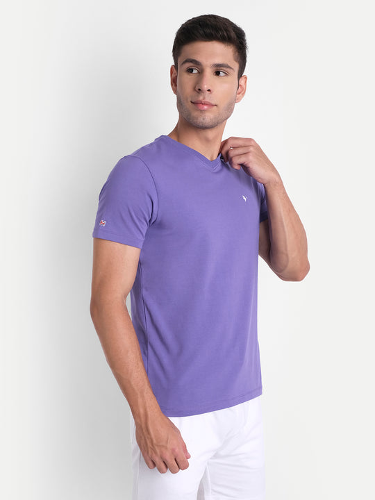 MENS PREMIUM COTTON HALF SLEEVE V NECK T-SHIRTS